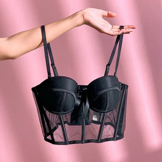 Ladies Imported Bra Wired High Quality Half Cup Padded Push-Up half Camisole Top 1001