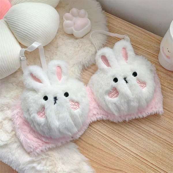Japanese cartoon rabbit underwear Bra & Panty Set