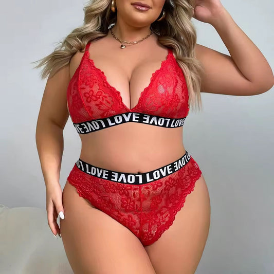 5050Sale Soft padded Lace Bra Set wirefree bikini Style