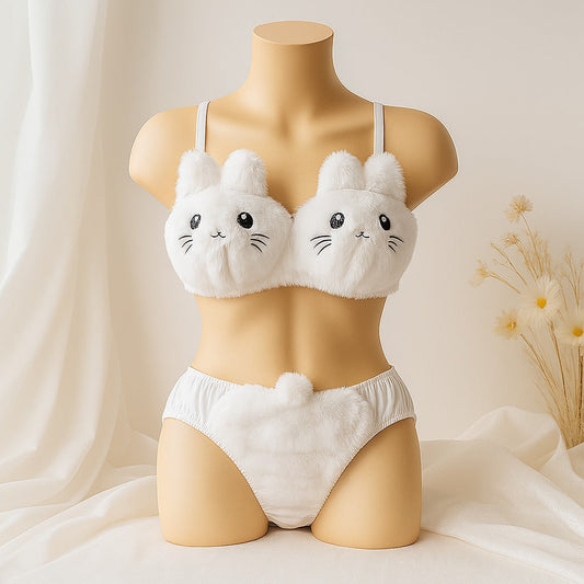 Japanese Cute Kitty Anime underwear Bra & Panty Set